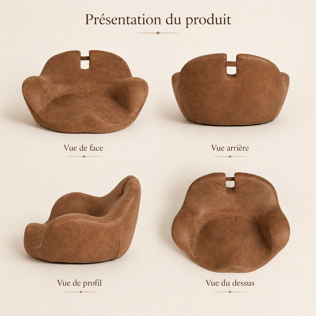 Coussin Zen Épais Mousse à Mémoire de Forme