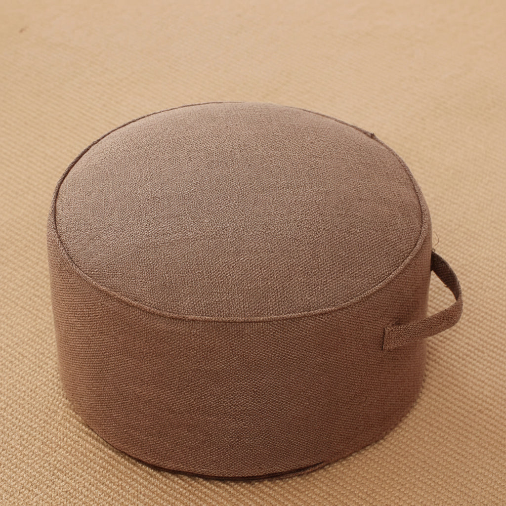 Le Zafu Zen — Coussin rond de méditation en lin