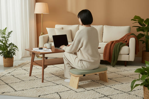 Meditation Bench, Foldable& Ergonomic Meditation Stool, Foldable Kneeling Meditation Bench Coffee/Gray/Green Color